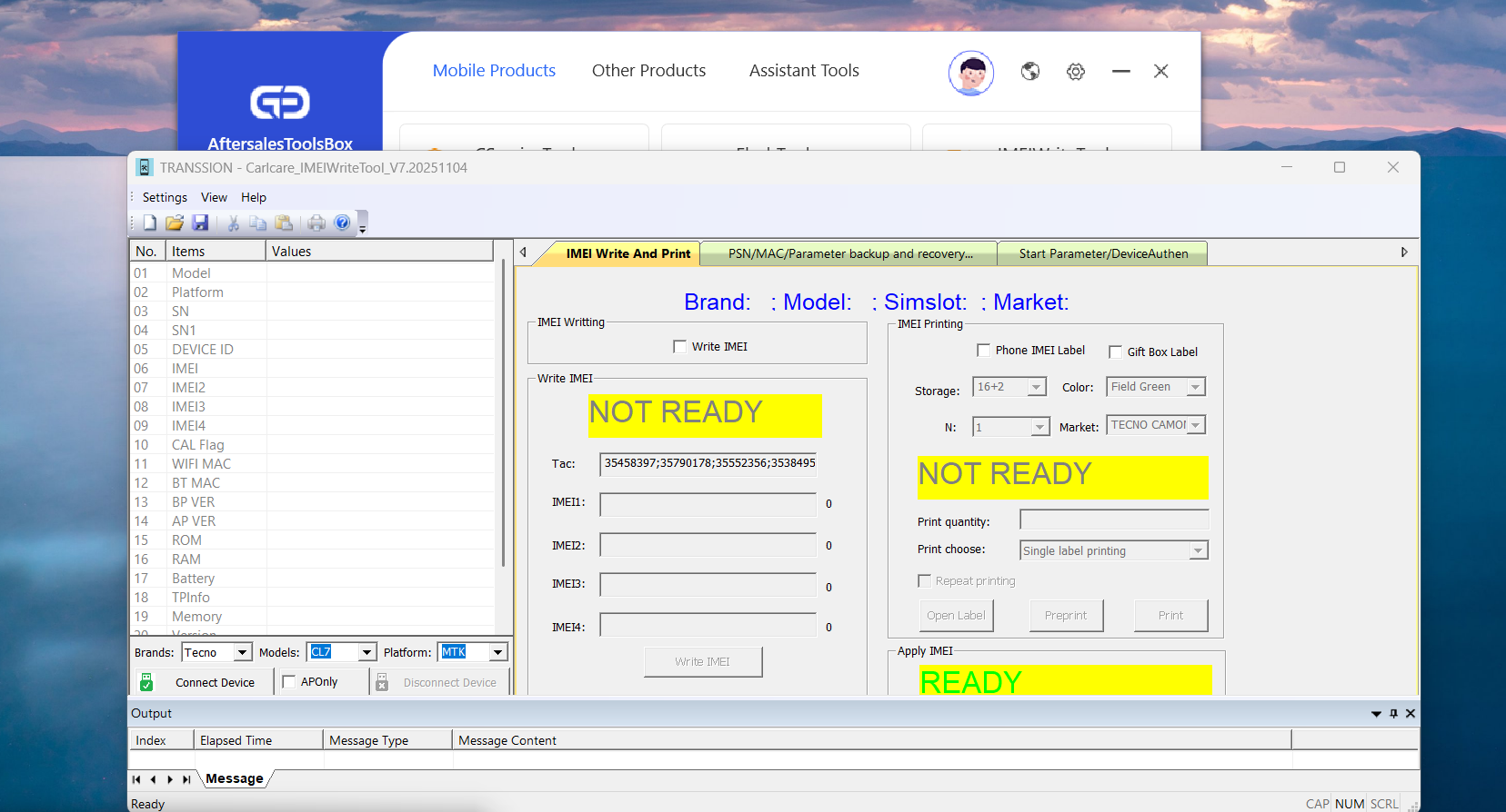 Transsion Carlcare AftersalesToolBox Logo